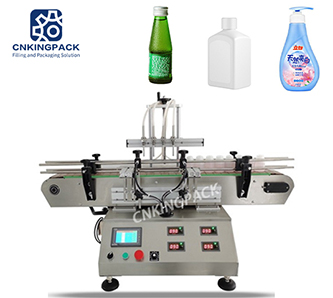 TS-4C Old type Automatic Desktop Magnetic Pump Liquid Filling Machine