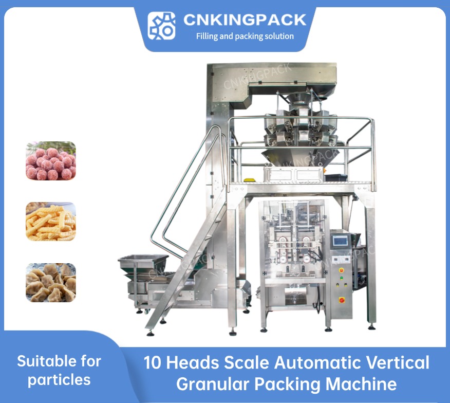 10 Heads Scale Automatic Vertical Granular Packing Machine