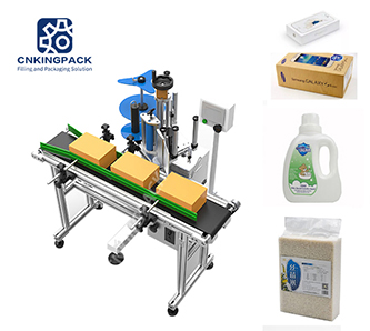 Automatic Single Side Flat Bottle Labeling machine