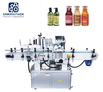 KP-70 Automatic Round Bottle Positioning Labeling Machine for 1 Label & 2 Label