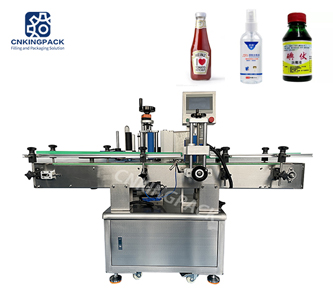 KP-70N Automatic Round Bottles Positional Labeling Machine