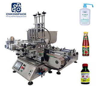 TS-4G Desktop Automatic 4 Head Filling Machine