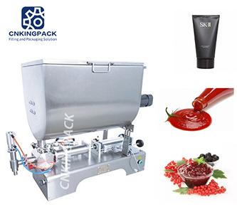 U type Sauce/Paste Filling Machine with Mixer