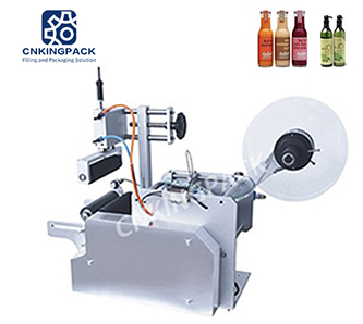 KP-10 Semi Automatic Round Bottles Labeling Machine Pneumatic
