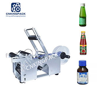 MT-50 Semi Automatic Round bottle Labeling Machine